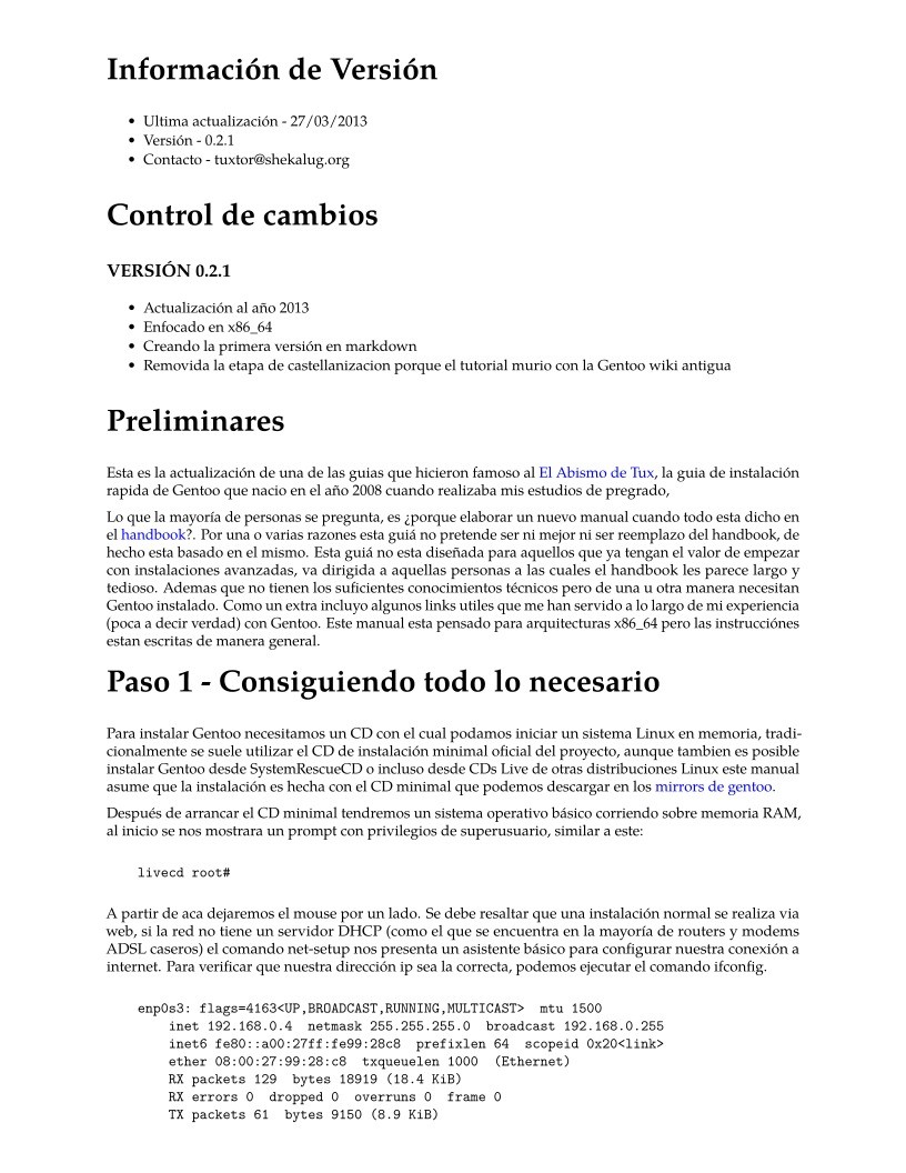 Imágen de pdf Instalar Gentoo