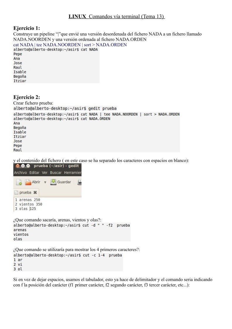 Imágen de pdf Comandos linux vía terminal