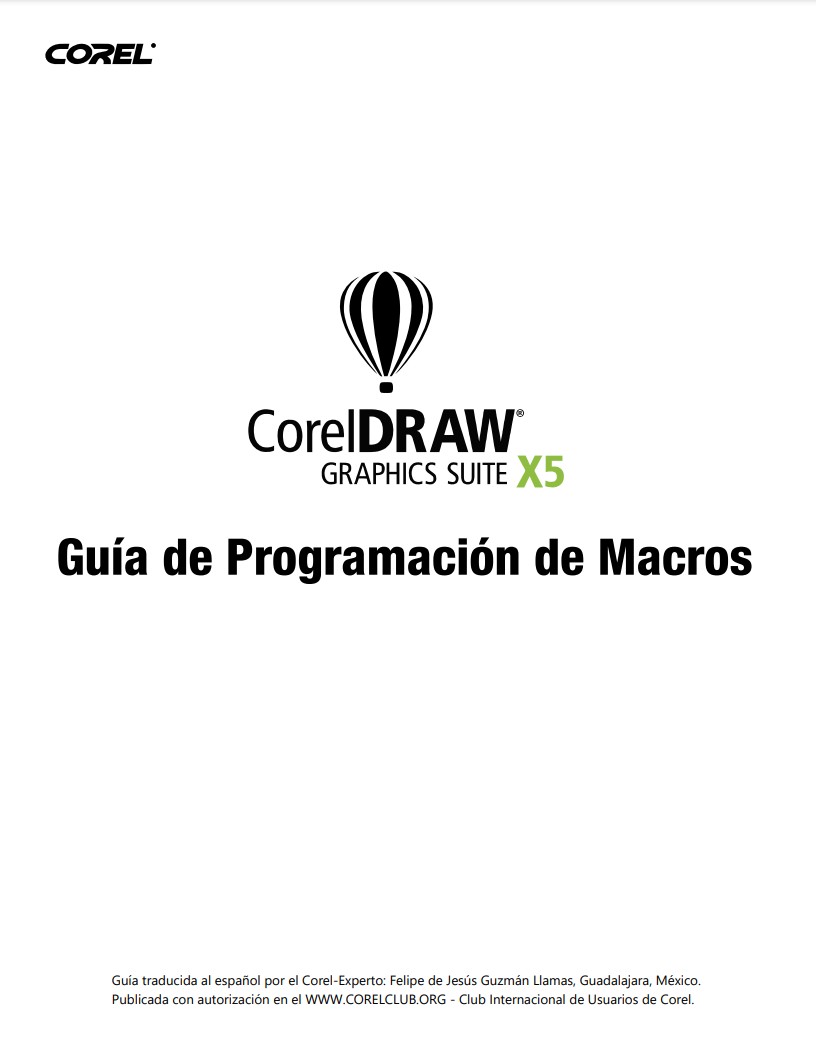 Imágen de pdf Guía de programación de macros en DorelDraw