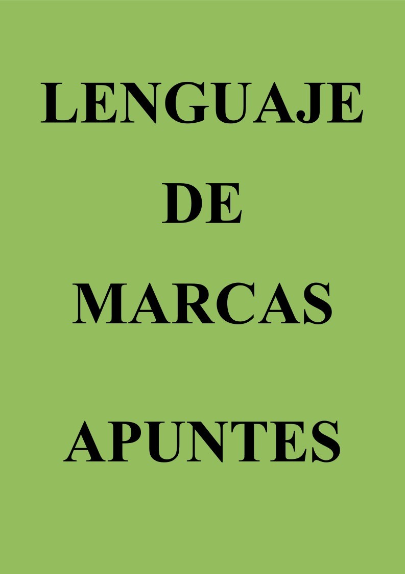 Imágen de pdf Lenguaje de marcas - Apuntes