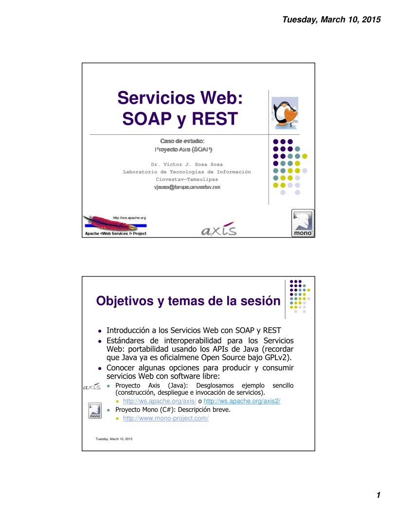 Imágen de pdf Servicios Web: SOAP y REST