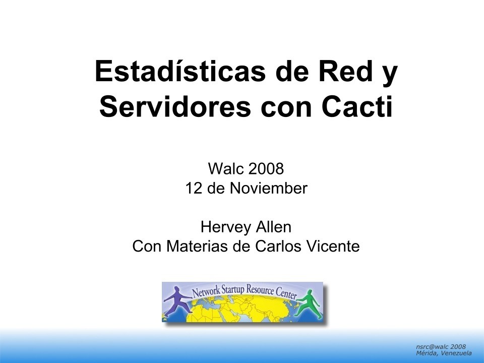 Imágen de pdf Estadísticas de Red y Servidores con Cacti