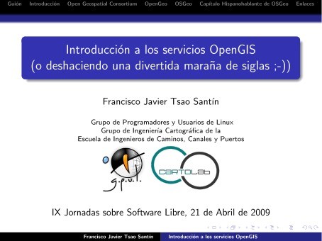 Imágen de pdf Introducción a los servicios OpenGIS  (o deshaciendo una divertida maraña de siglas ;-))