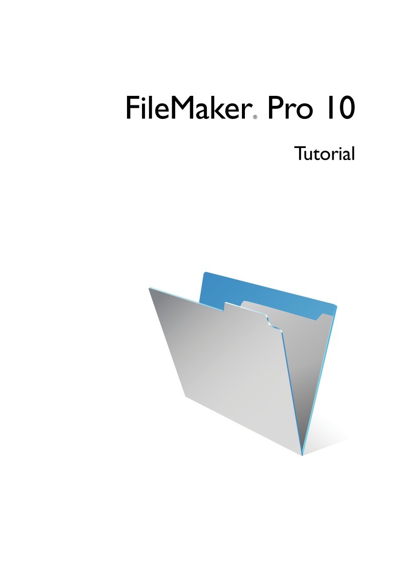 Imágen de pdf FileMaker Pro 10 Tutorial