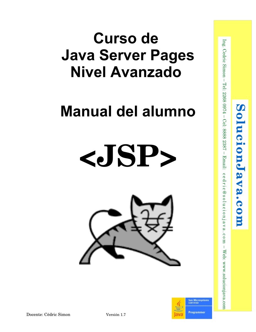 Imágen de pdf Curso de Java Server Pages - Nivel Avanzado