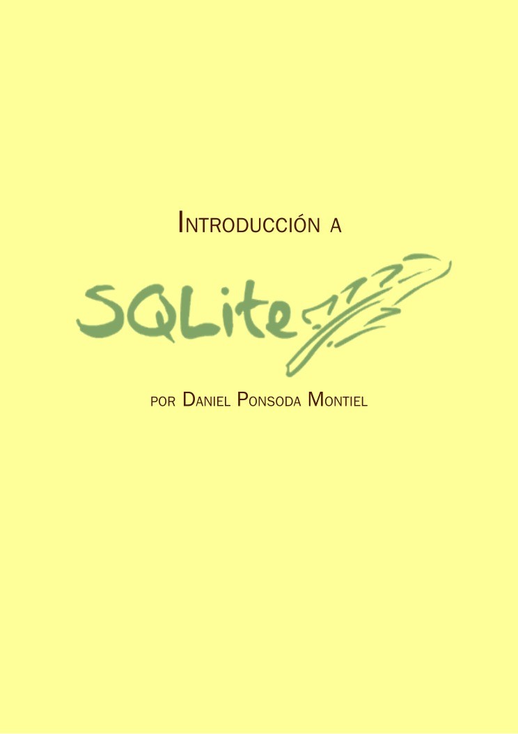 Imágen de pdf Introducción a SQLite