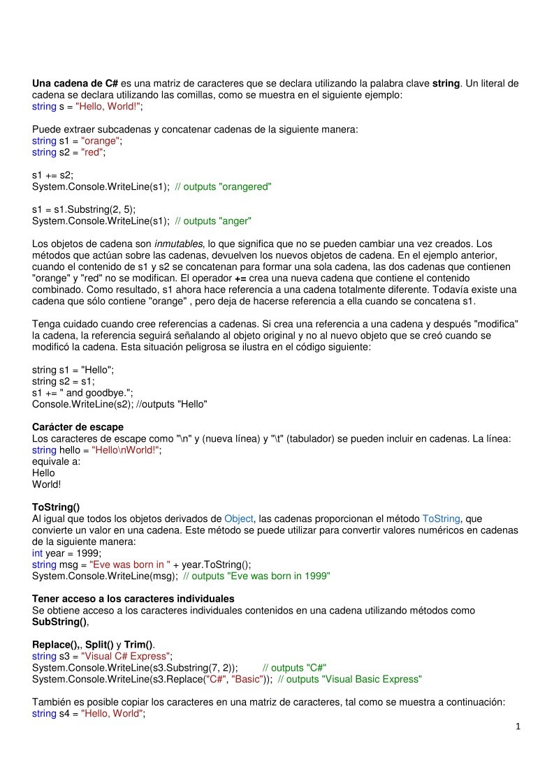 Imágen de pdf Cadenas en C#