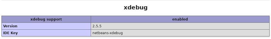 phpinfo-xdebug