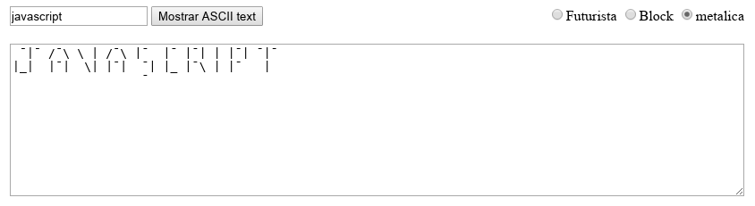 javascript-ascii-metalica