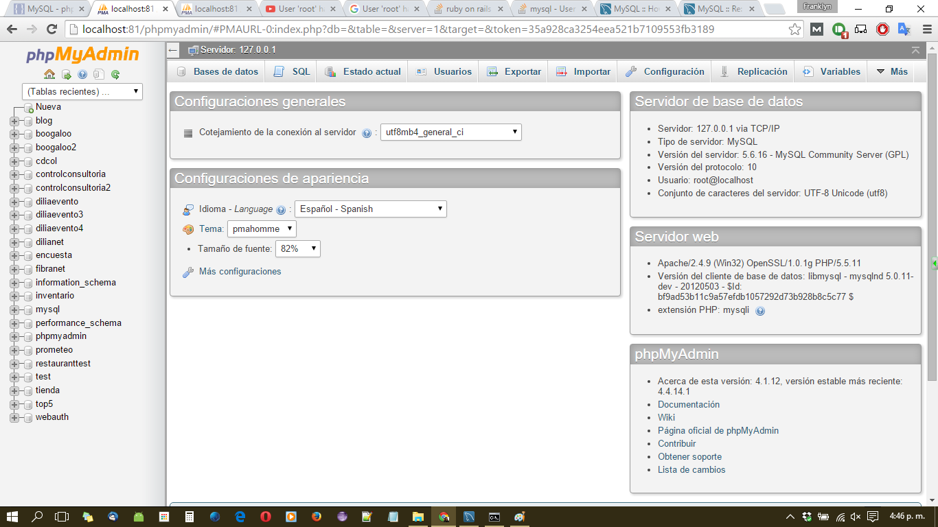 mysql3Phpmyadmin