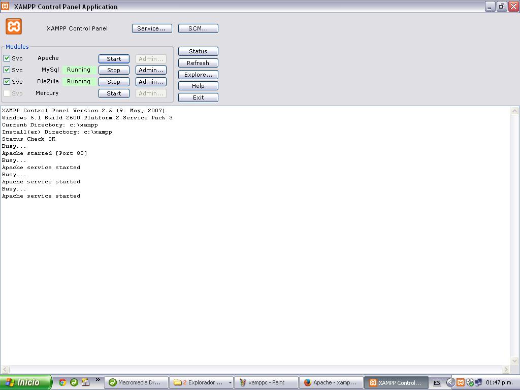 xampp-Control-Panel