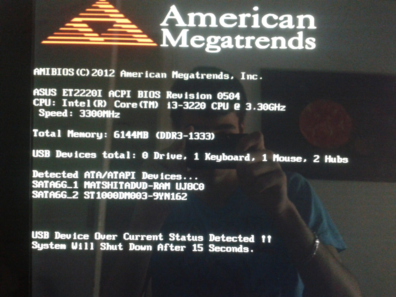 Mantenimiento Usb Device Over Current Status Detected