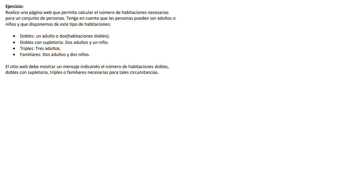 habitaciones