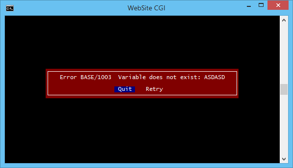 error