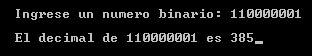 binario-a-decimal-en-c