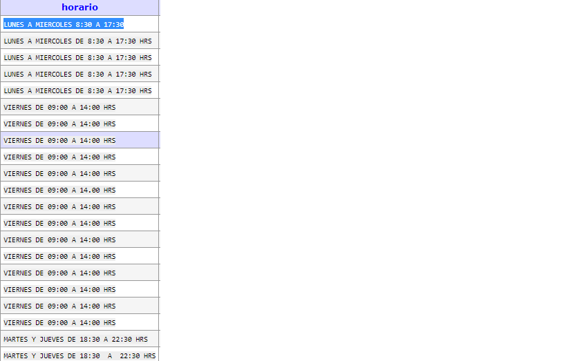 tabla-horario