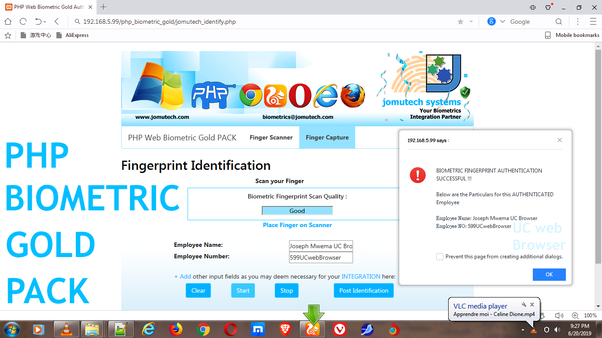 PHP-BIOMETRIC-GOLD