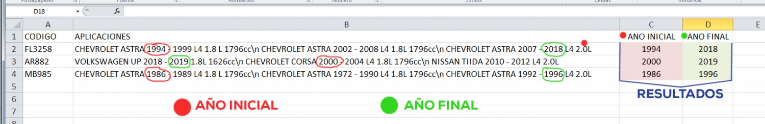 EXTRAER-ANOS-LISTA