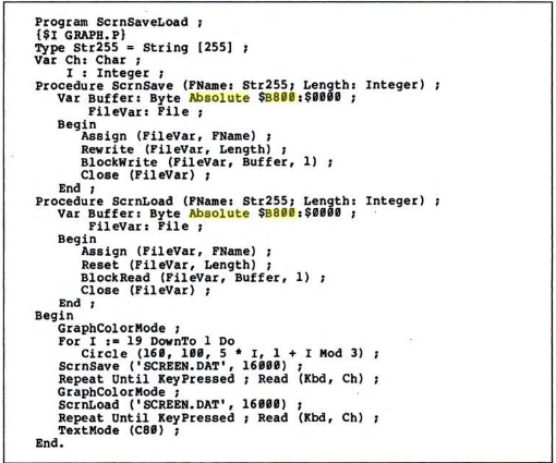 bsave-bload-pascal