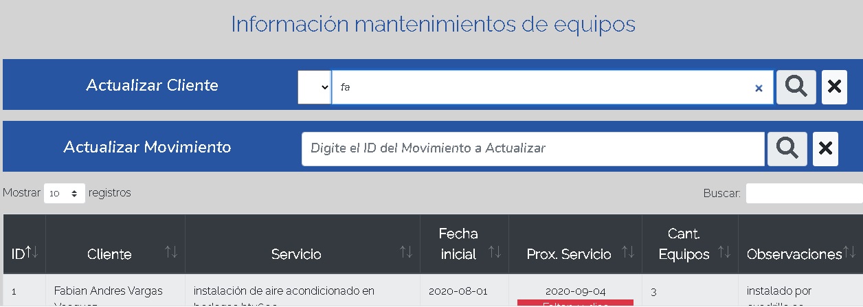 error-formulario