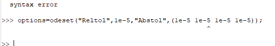error-ode45