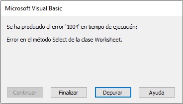 Error-macro