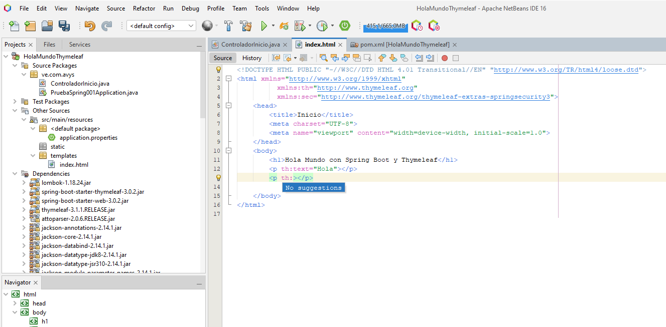 Netbeans - Sugerencias de NetBeans IDE 16