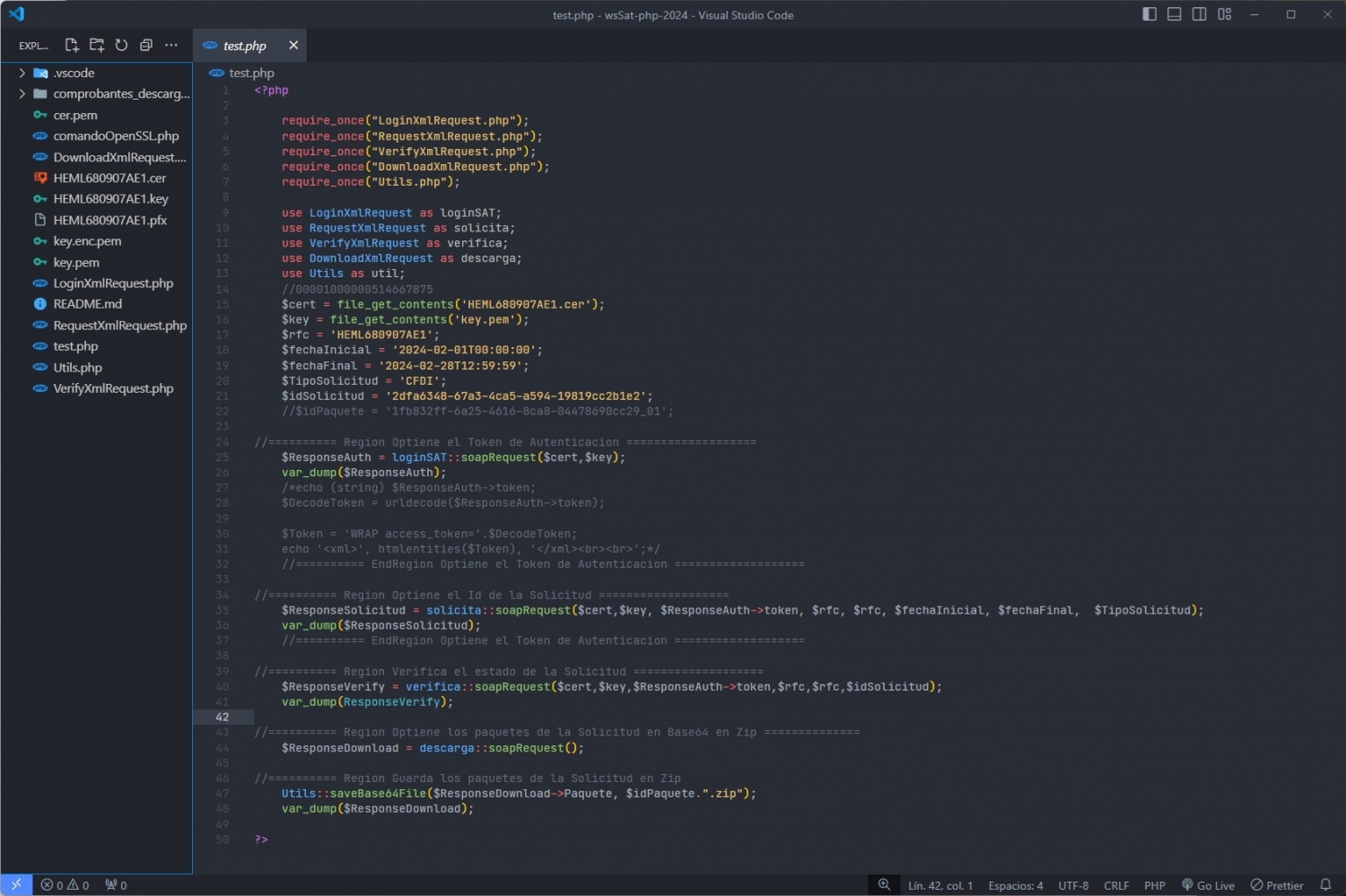 WebServiceSatPHP