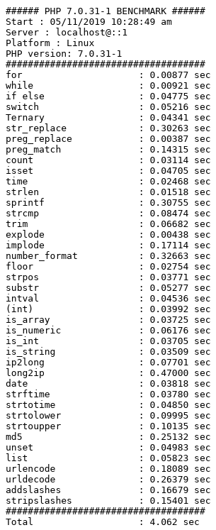 php-benchmark